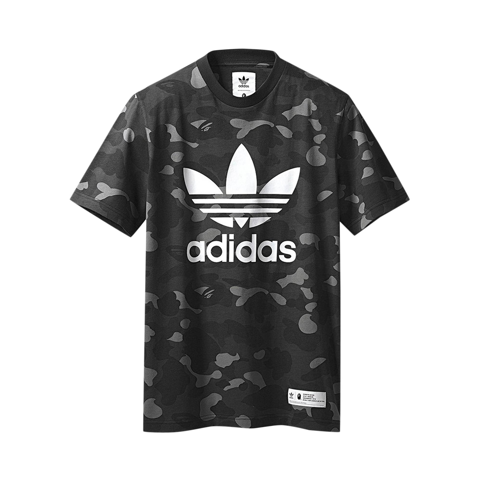 BAPE x adidas adicolor T-Shirt 'Cinder' - 1