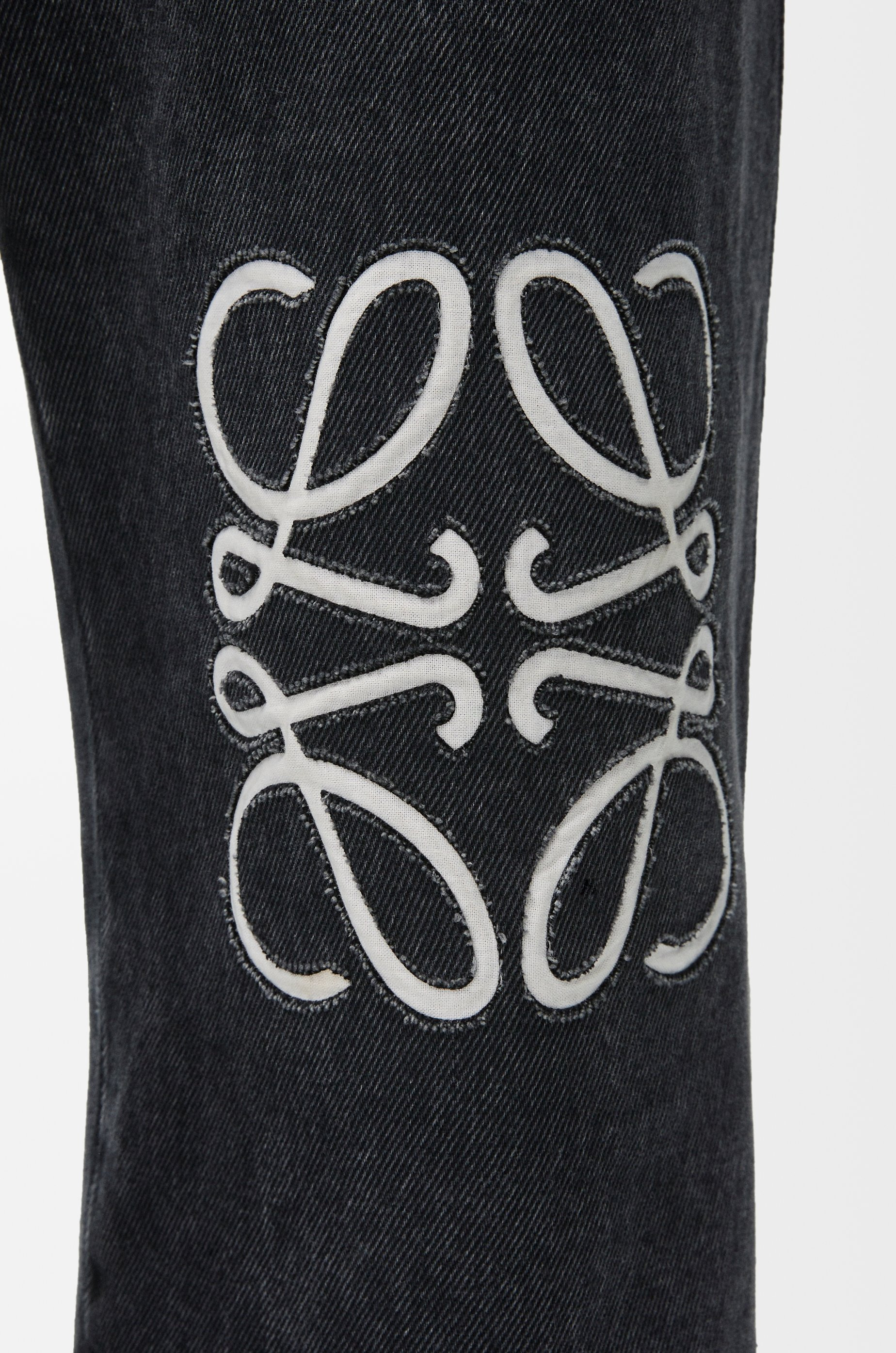 Anagram baggy jeans in denim - 5