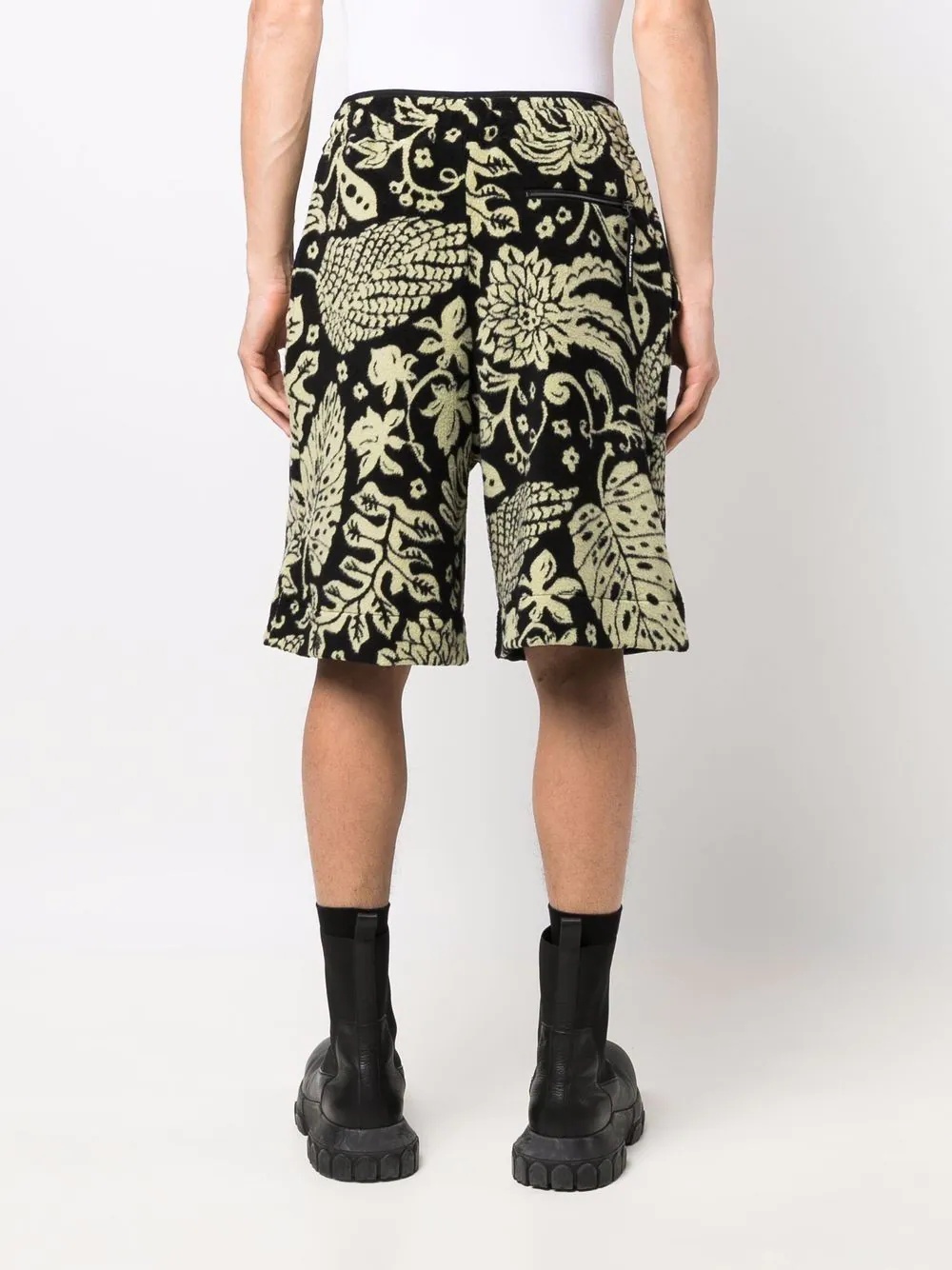 all-over floral-print shorts - 4