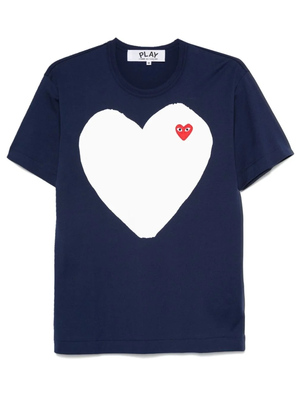 heart-patch T-shirt - 1