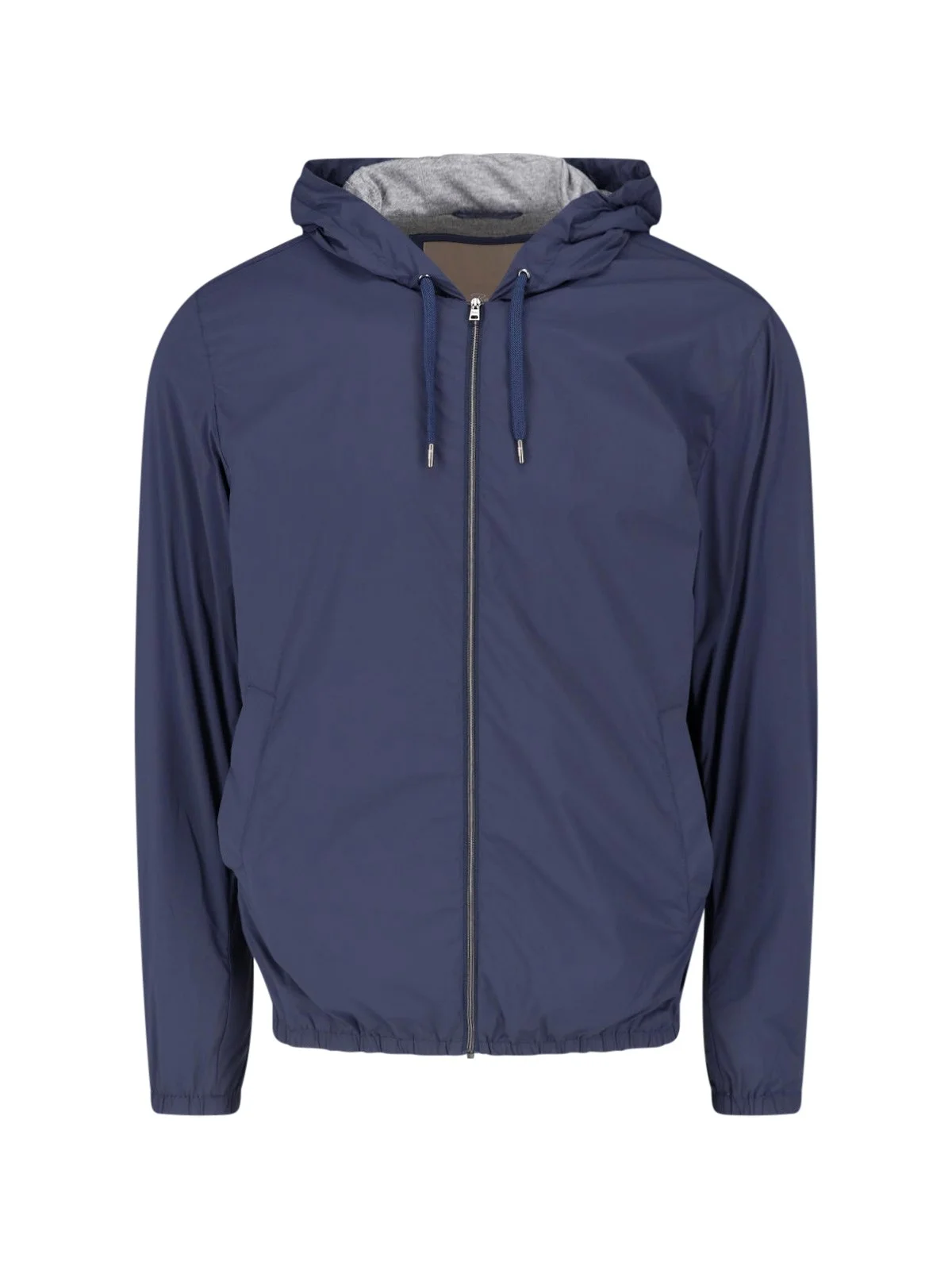 TECHNICAL FABRIC HOODED JACKET - 1