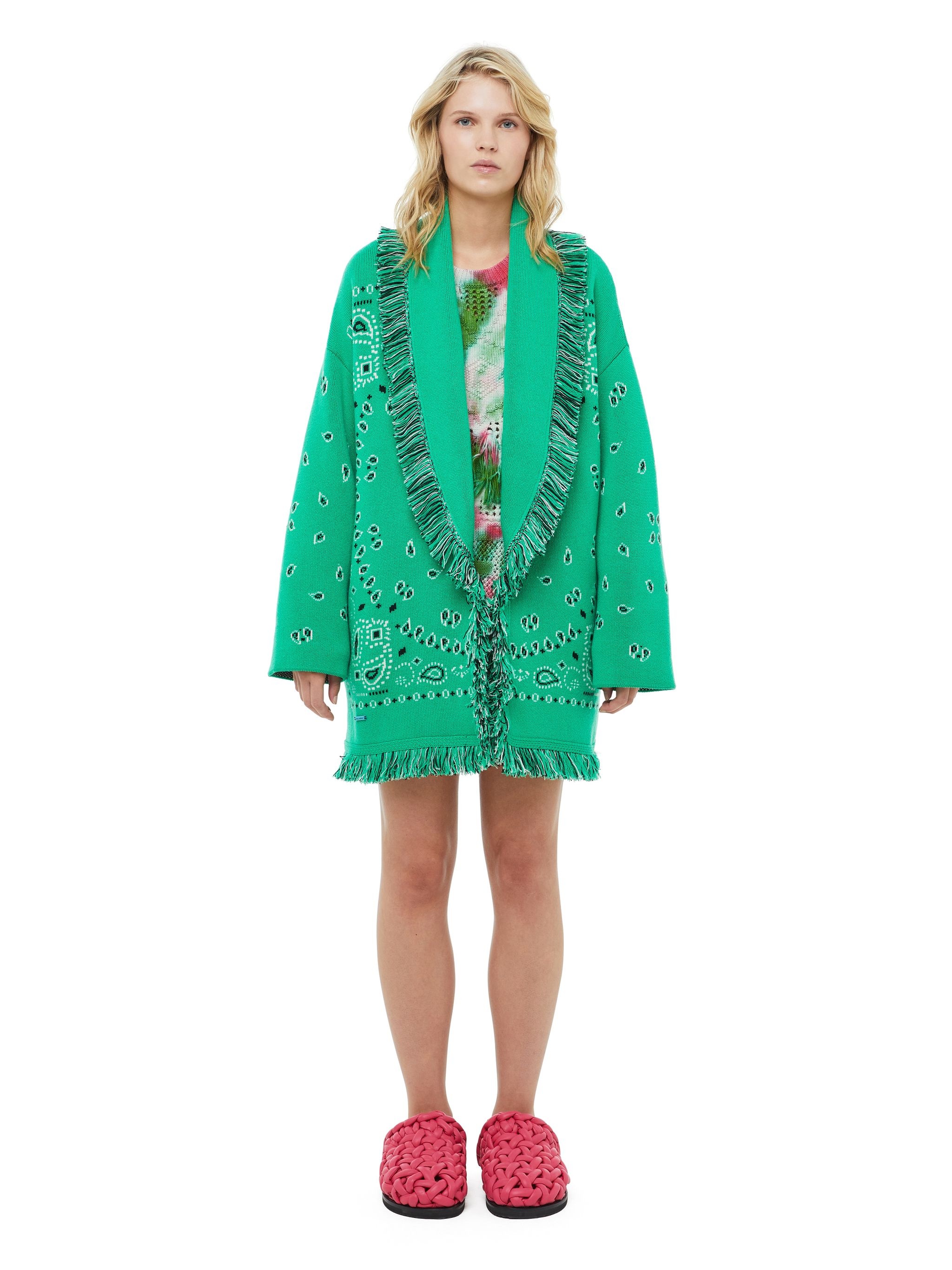 Bandana Jacquard Cardigan - 4