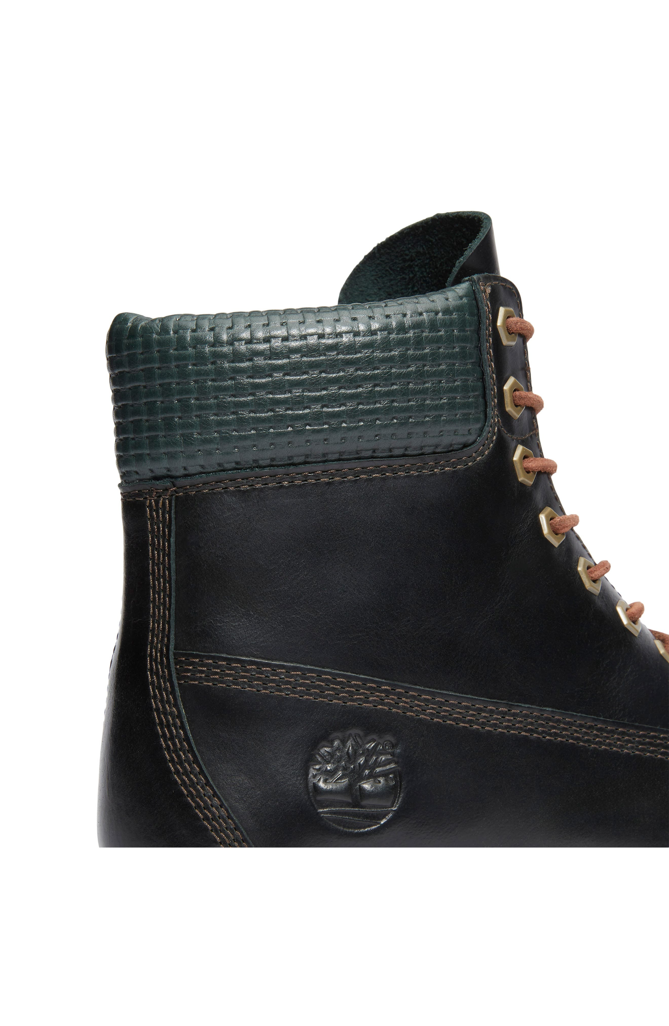 Timberland Premium 6-Inch Waterproof Boot in Dark Green Full Grain at Nordstrom - 6