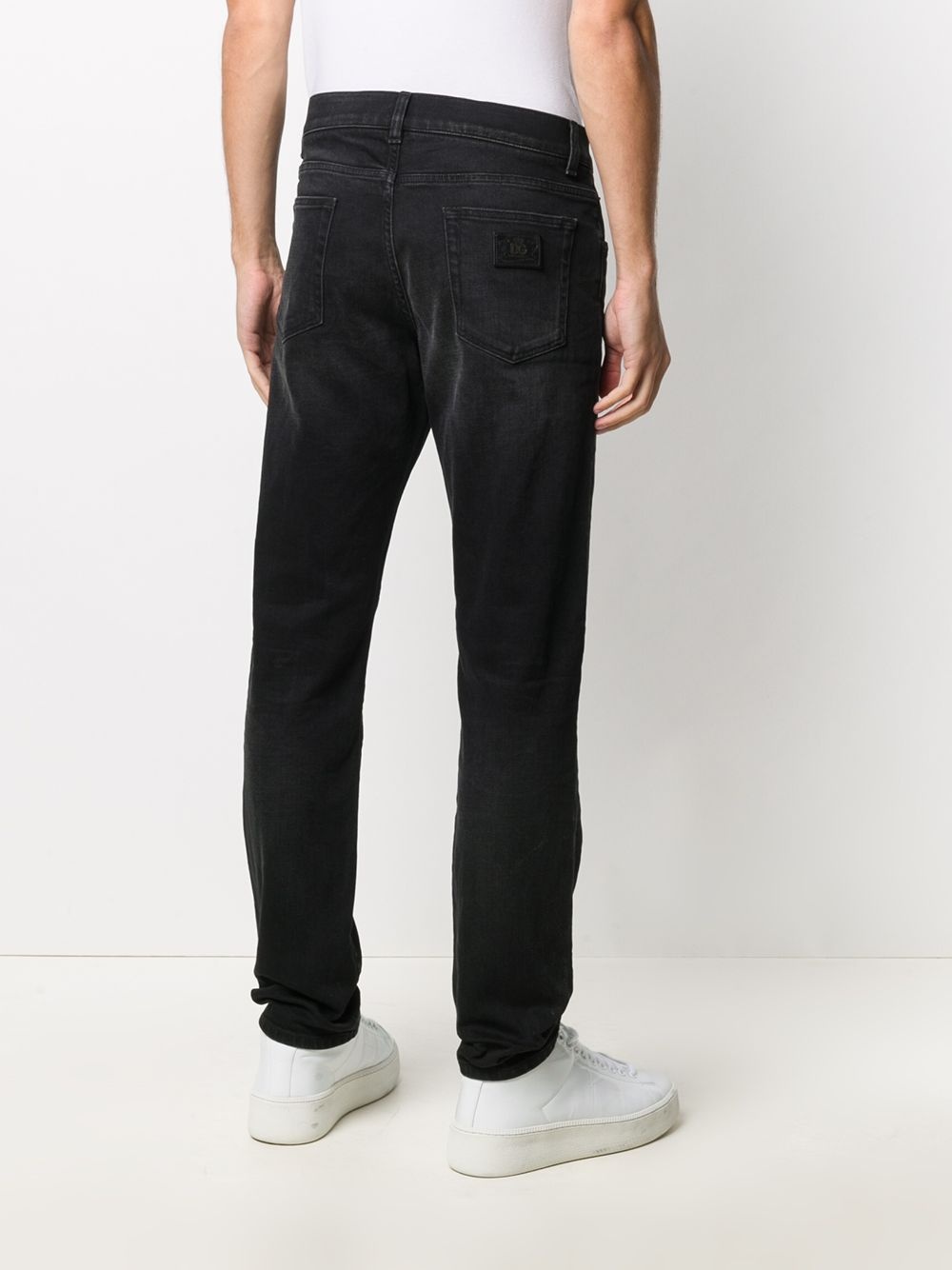 logo-appliqué slim-cut jeans - 4