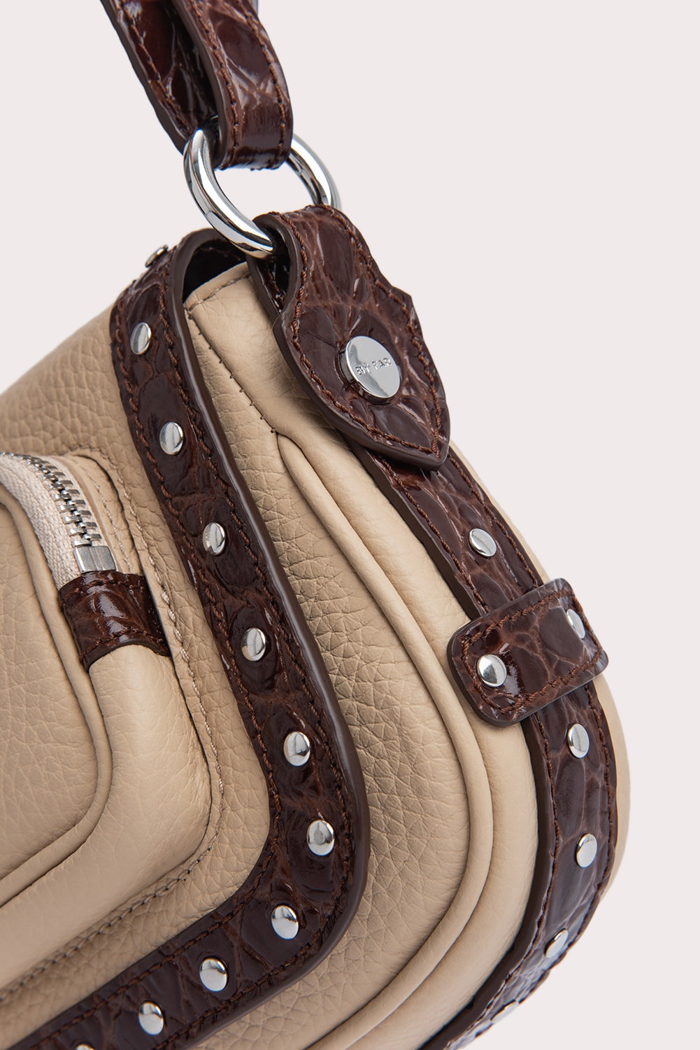 Maddy Sequoia and Kraft Croco and Flat Grain Leather - 5