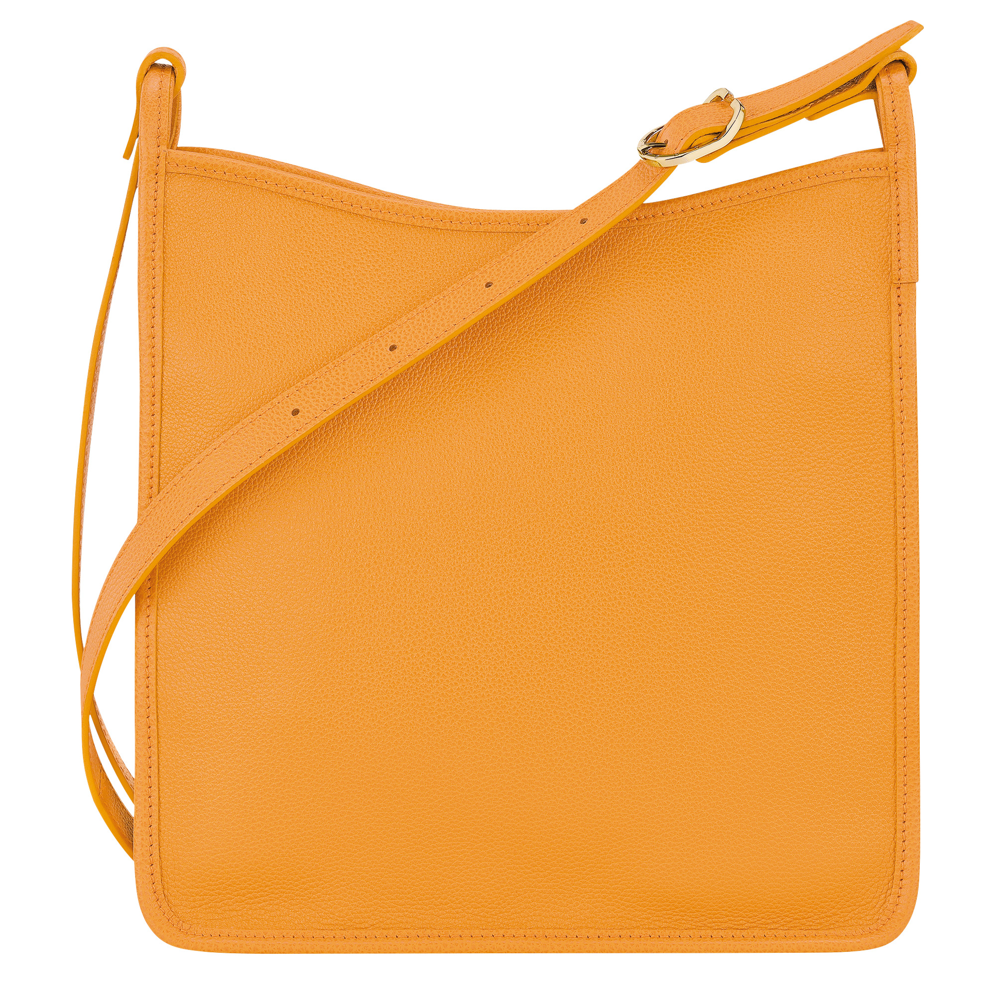 Le Foulonné M Crossbody bag Apricot - Leather - 4