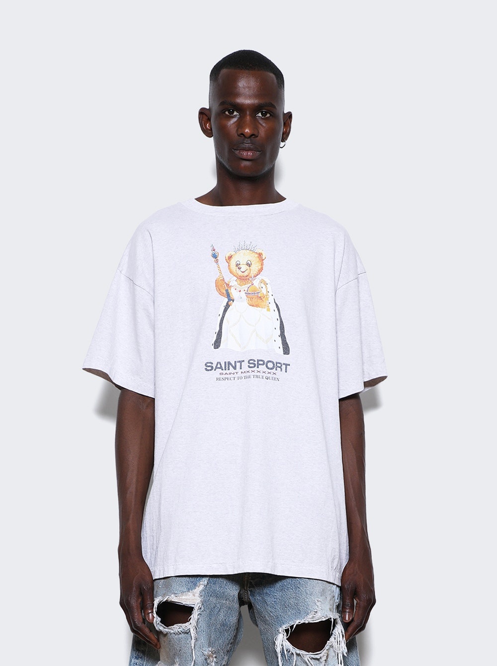 S N T True Queen Tee Grey - 3