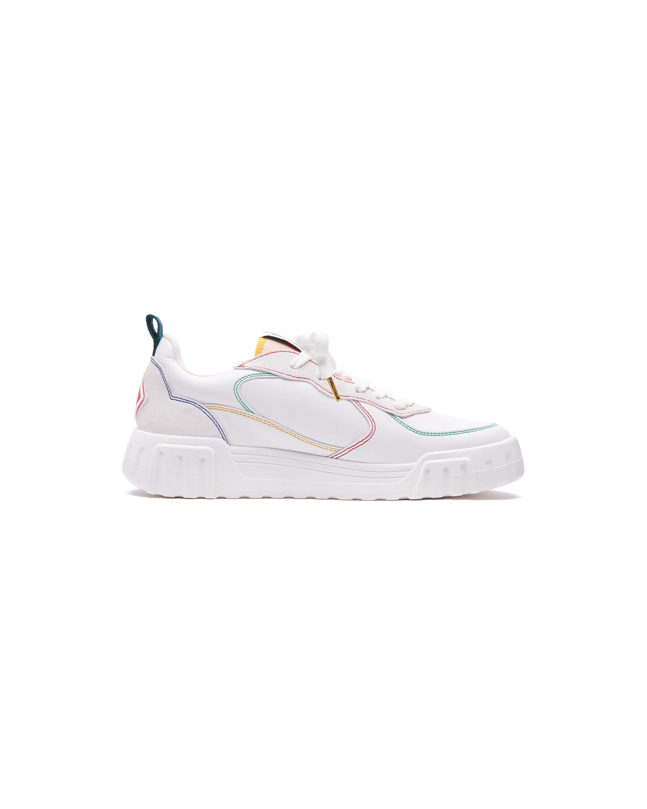 Mens Court White & Multicolour Sneakers | Casablanca Paris - 2