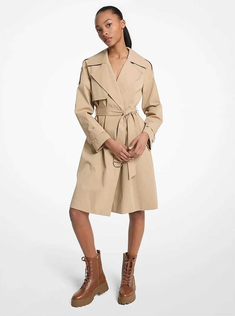 Belted Trench Coat - 1