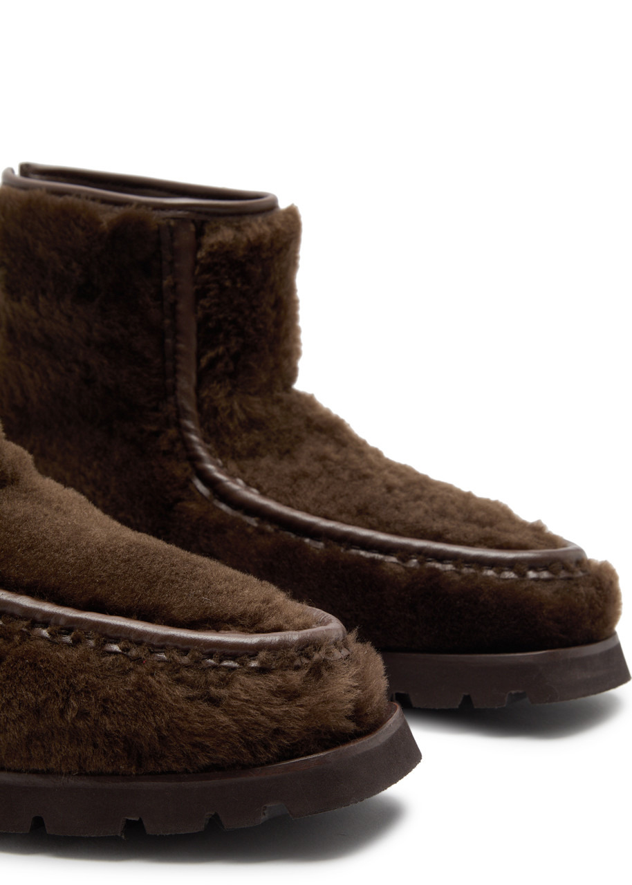 Hereu Armenta Shearling Ankle Boots - 3