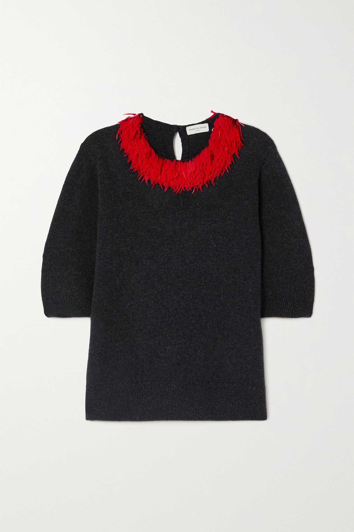 Tamsen paillette-embellished wool sweater - 1