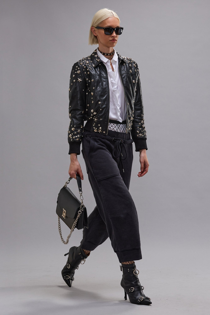 R13 DECONSTRUCTED CROPPED SWEATPANT outlook