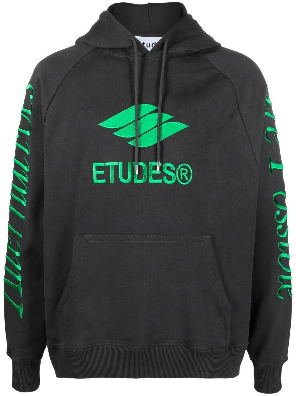 Racing Eco logo-embroidered hoodie - 1
