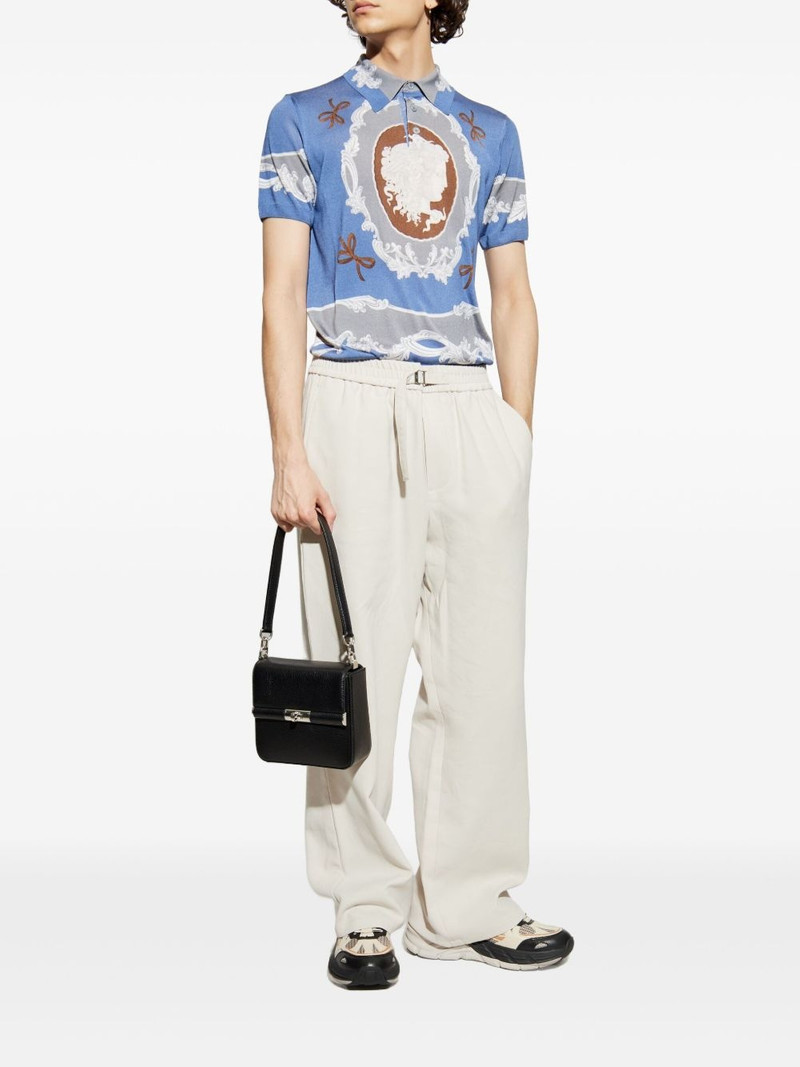 VERSACE Medusa-motif polo shirt outlook