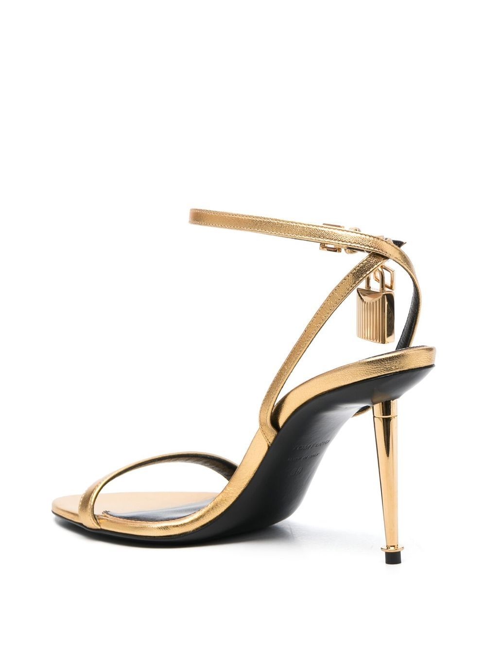 Padlock leather sandals - 3