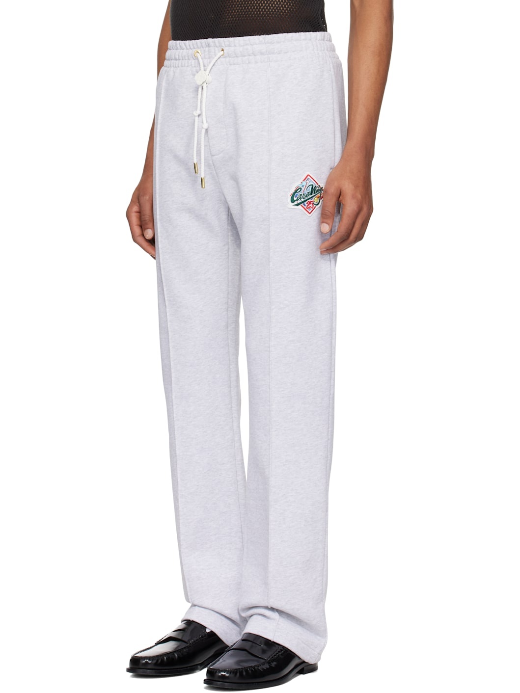 Gray 'Casa Way' World Series Patch Sweatpants - 4