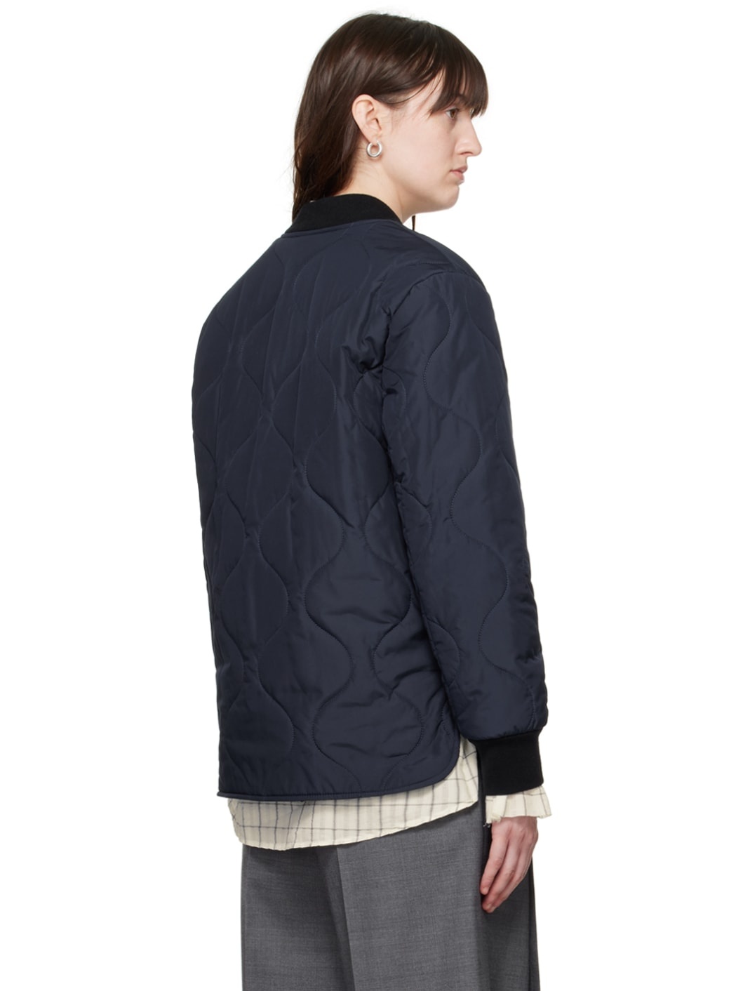 Navy Camilla Bomber Jacket - 3