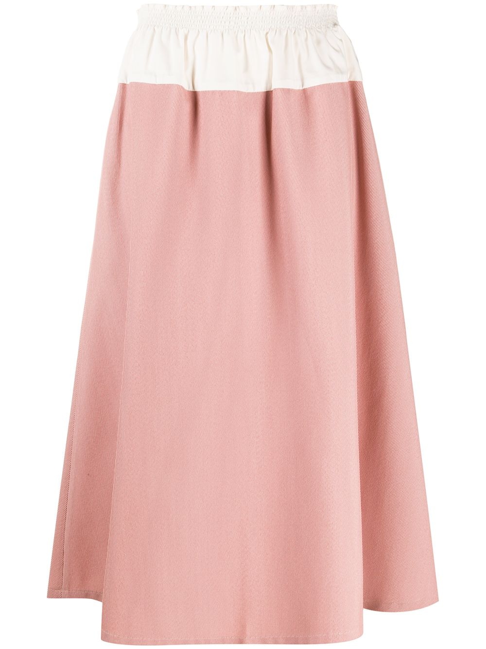 colour-block midi skirt - 1