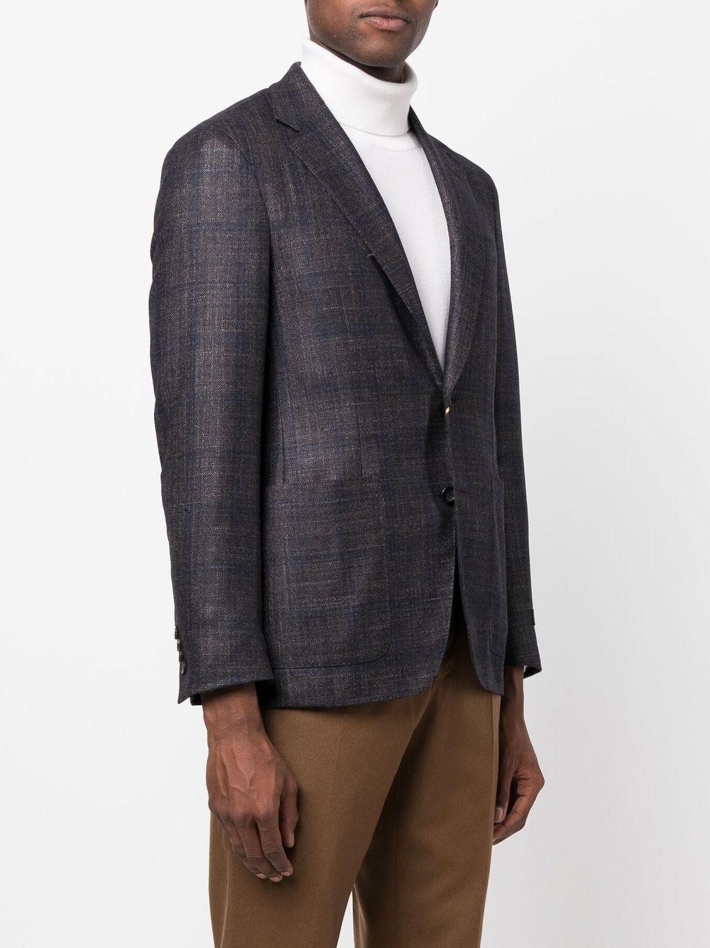 single-breasted tailored blazer - 3