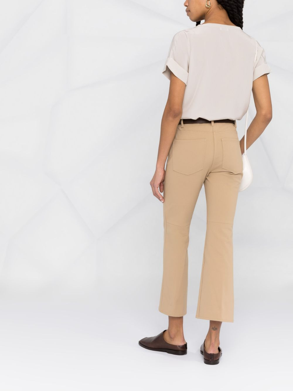mid-rise cropped trousers - 6