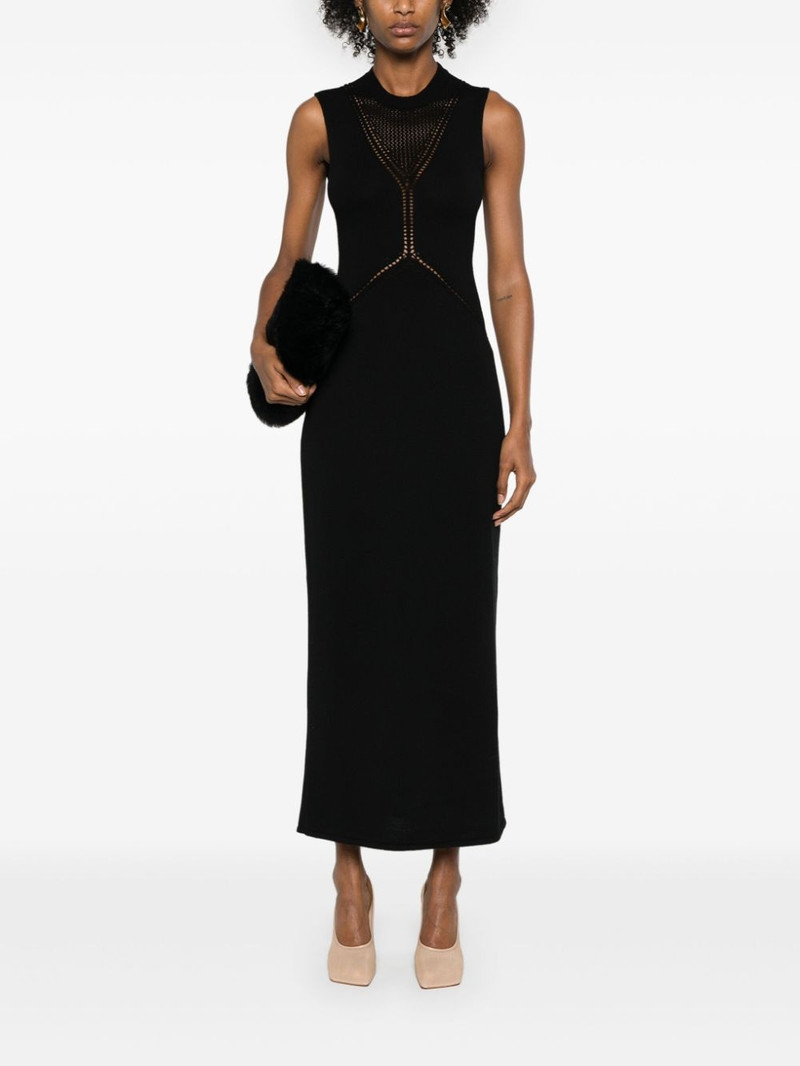 Jil Sander crew-neck knitted maxi dress outlook