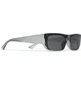 Rectangle-Frame Ruthenium and Acetate Sunglasses - 5