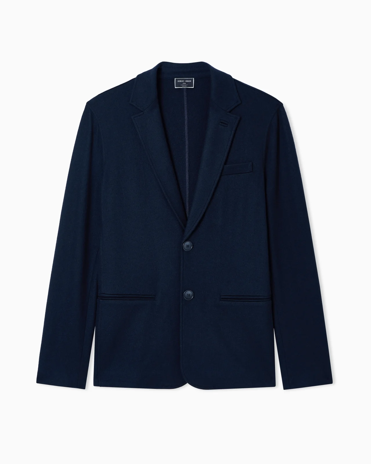 Icon single-breasted jacket in pure cashmere jersey cloth - 1