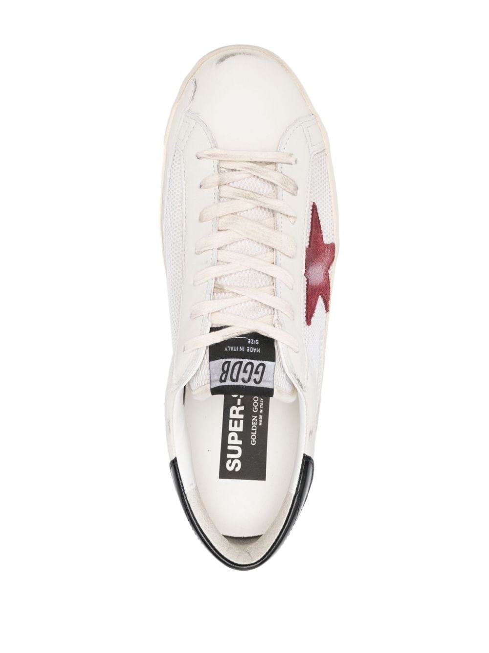 Golden Goose Deluxe Brand Sneakers Bianco Uomo Superstar in pelle - 3