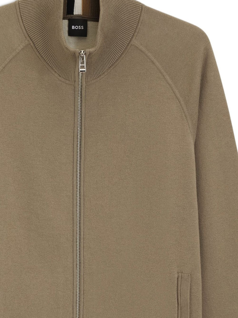 BOSS zip cardigan outlook