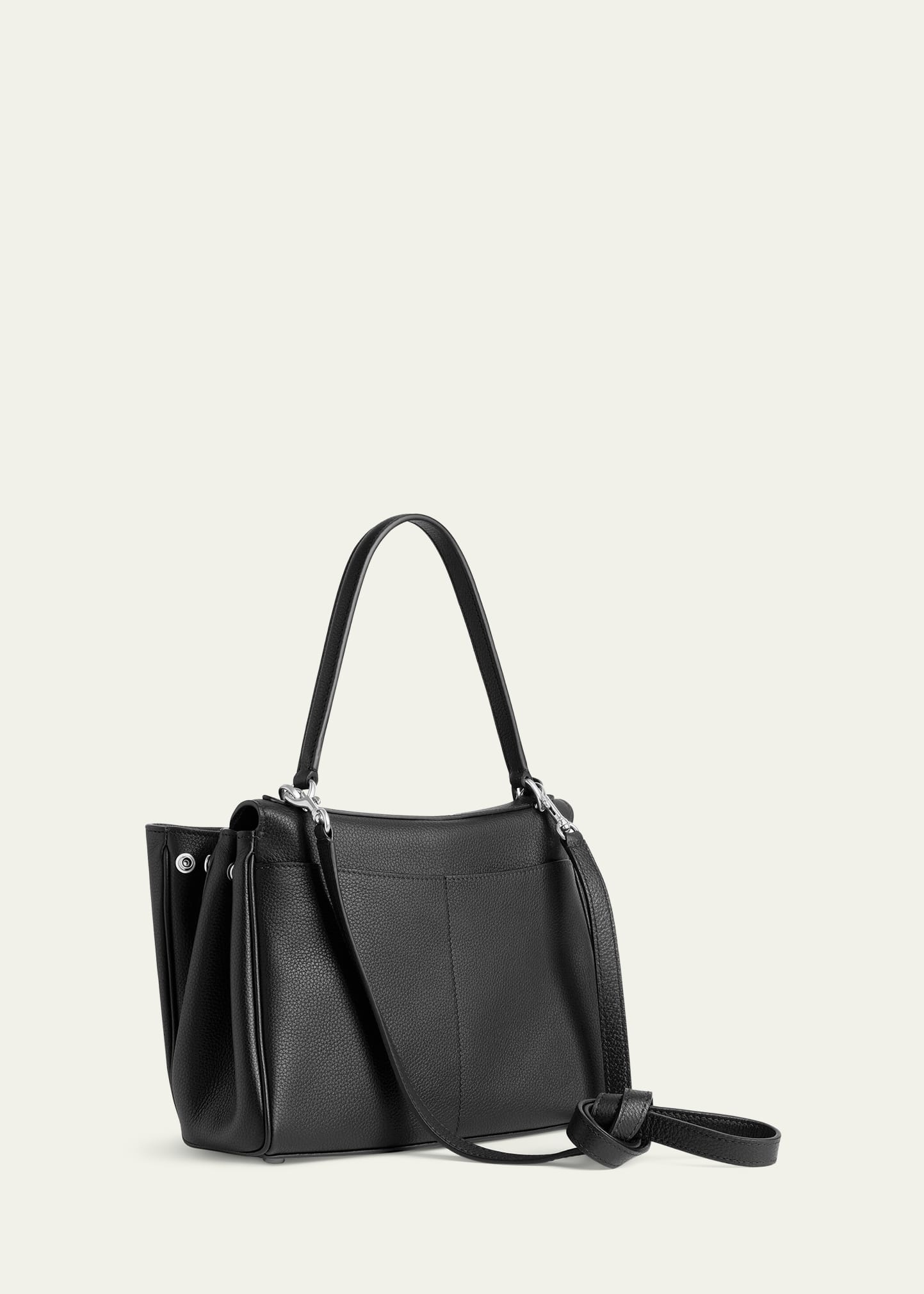 Rodeo Small Grained Leather Top-Handle Bag - 3