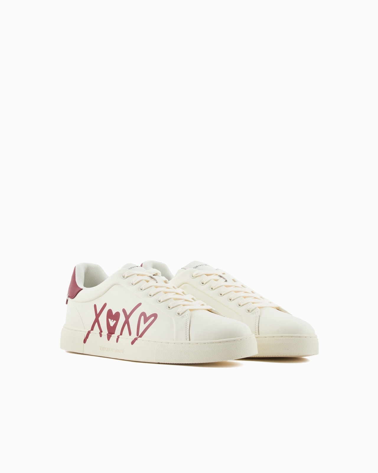 Leather sneakers with XOXO logo - 2