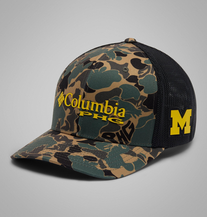 Collegiate PHG Camo Mesh Ball Cap - Michigan 1