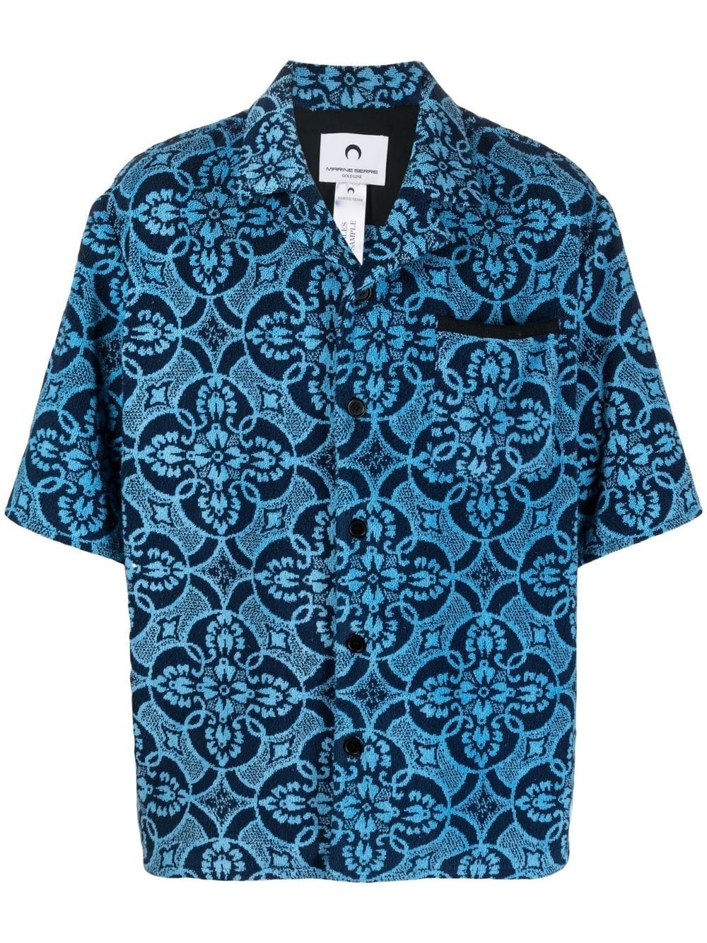 Oriental Towel-print short-sleeve shirt - 1