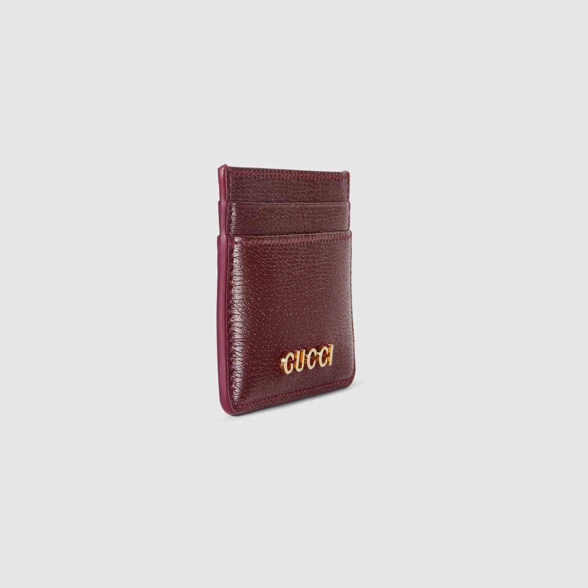 Card case with Gucci script - 3