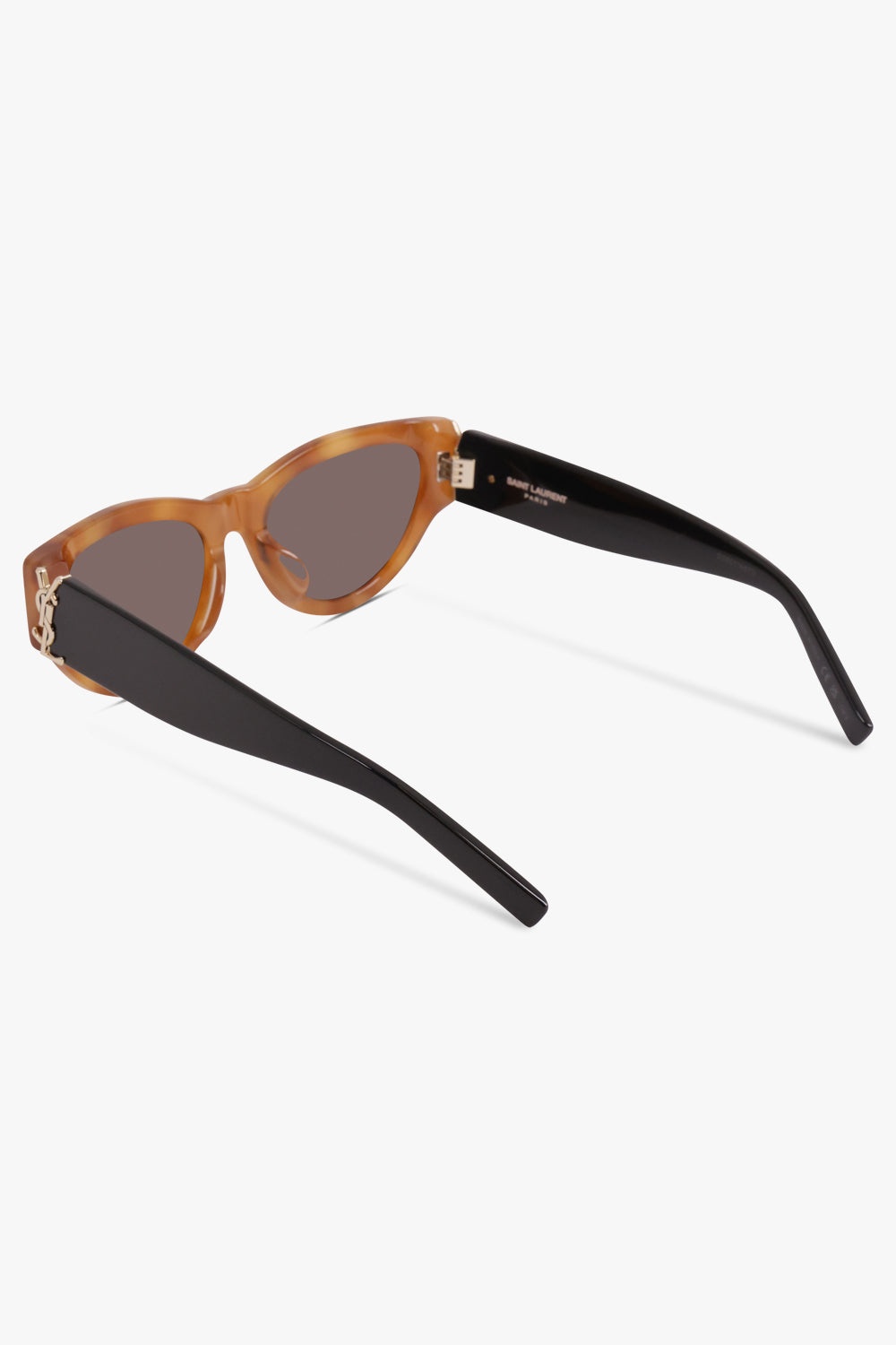 SL M94/F CAT EYE TWO TONE SUNGLASSES | BROWN/BLACK - 3