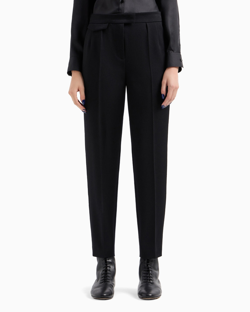 GIORGIO ARMANI Straight trousers in virgin wool outlook