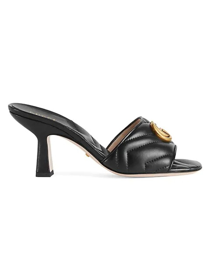 GG Marmont Matelassé Mules - 1