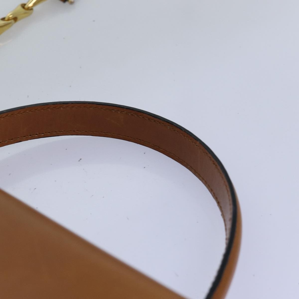 CELINE Hand Bag Leather Brown - 8