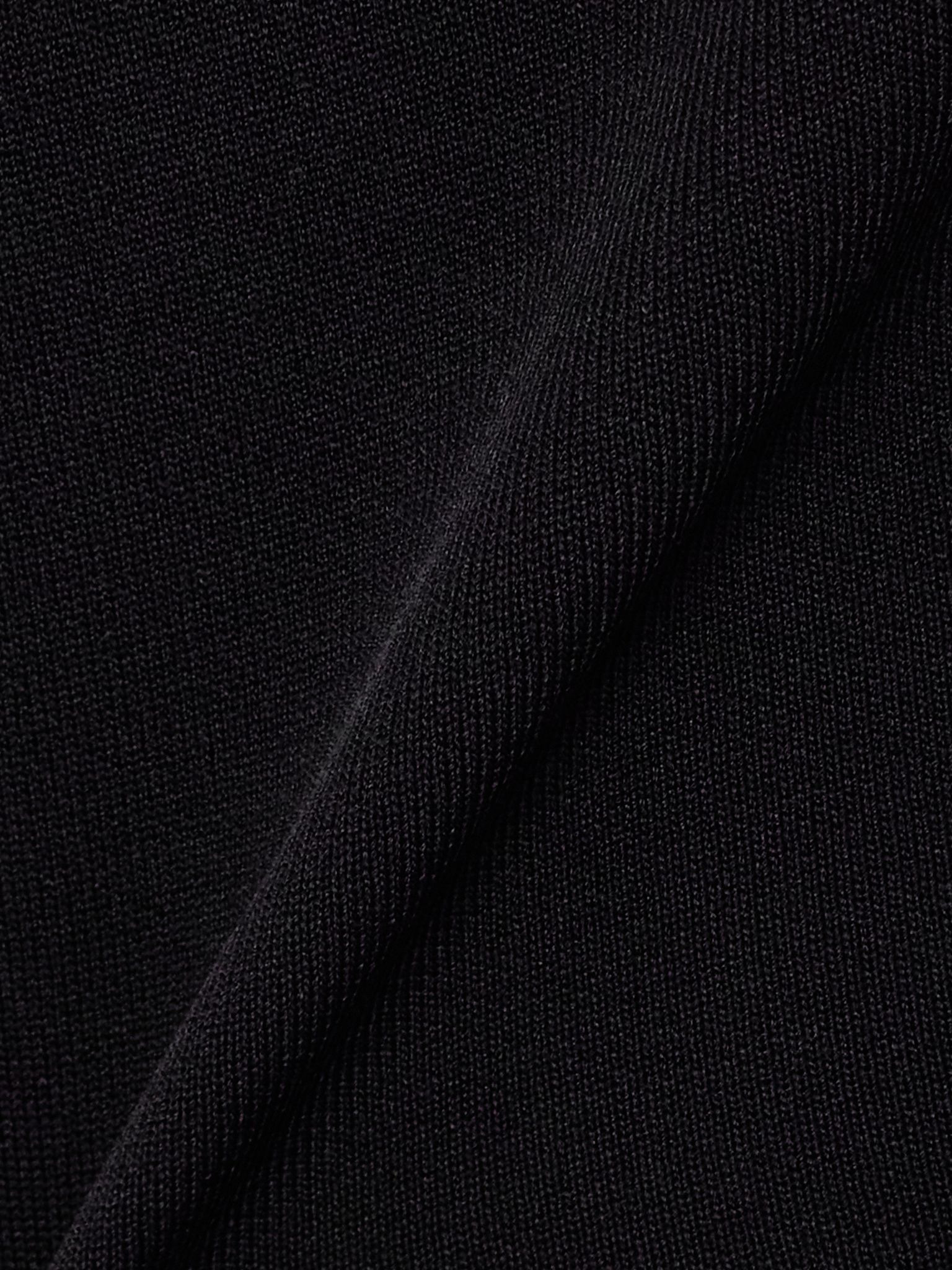 Asymmetric jersey dress Black - 4