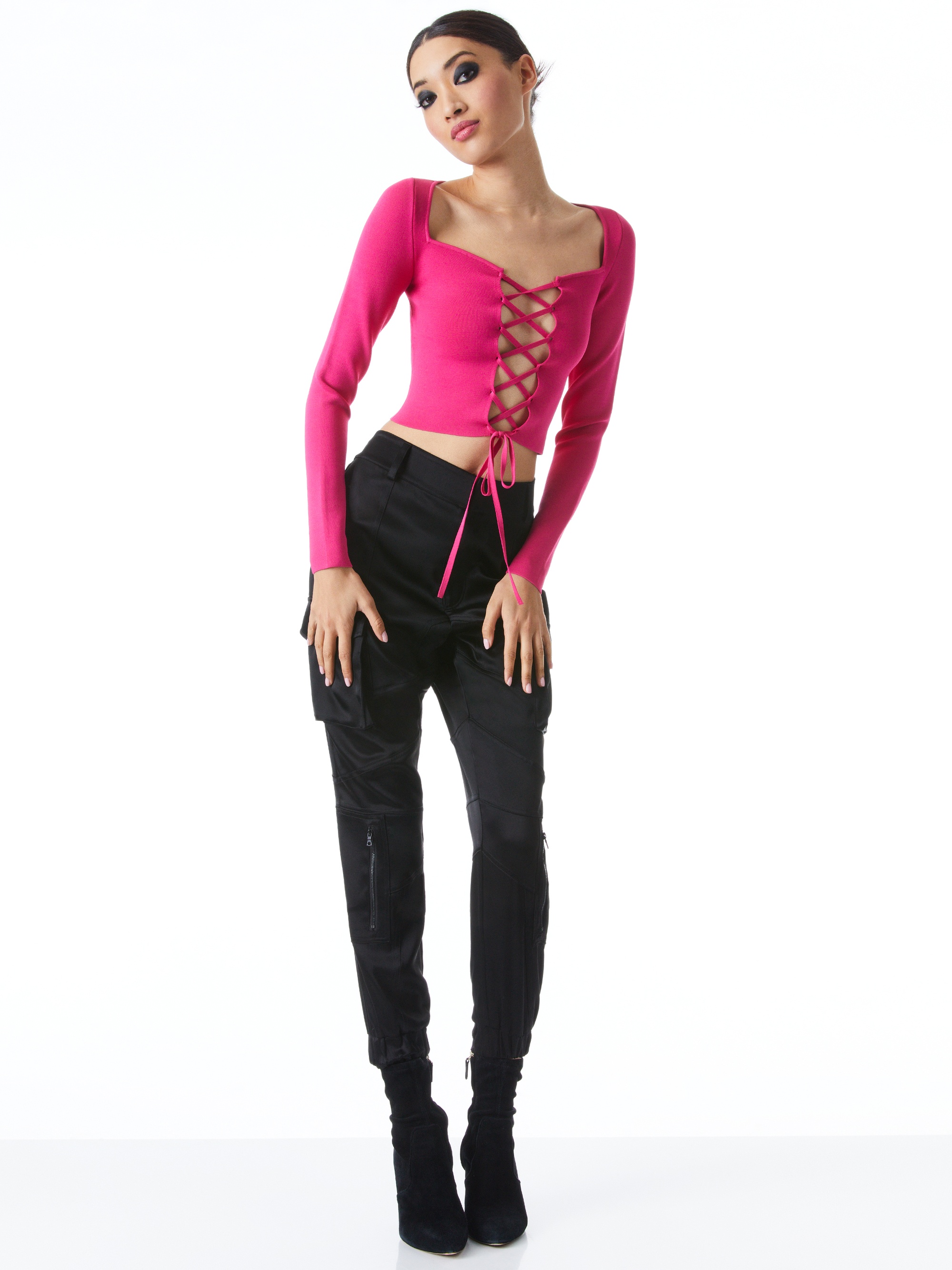 HILARIA LACE FRONT TOP - 3