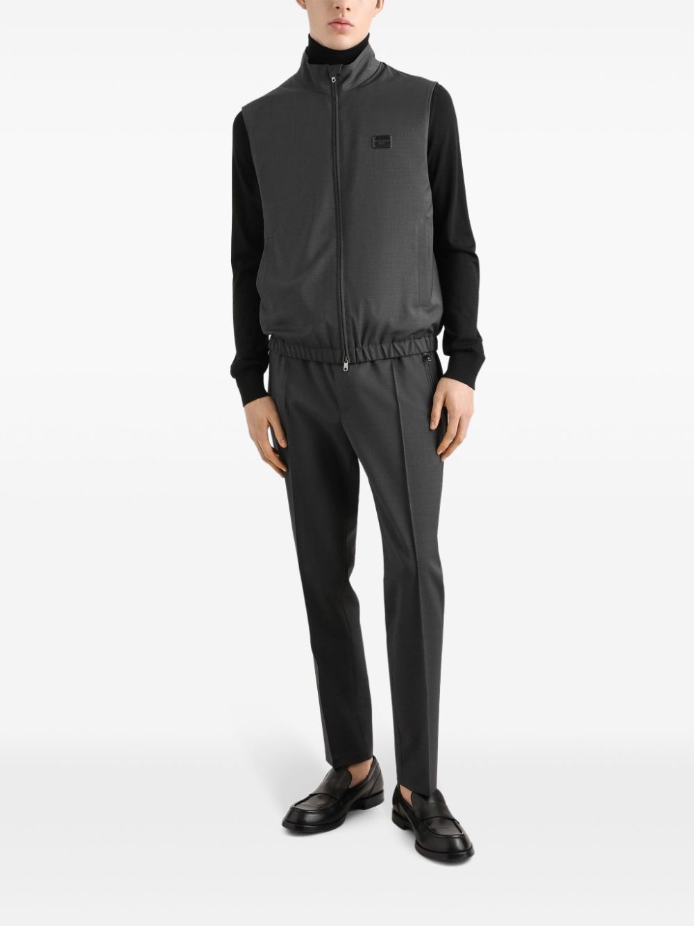 pleat-detail trousers - 2