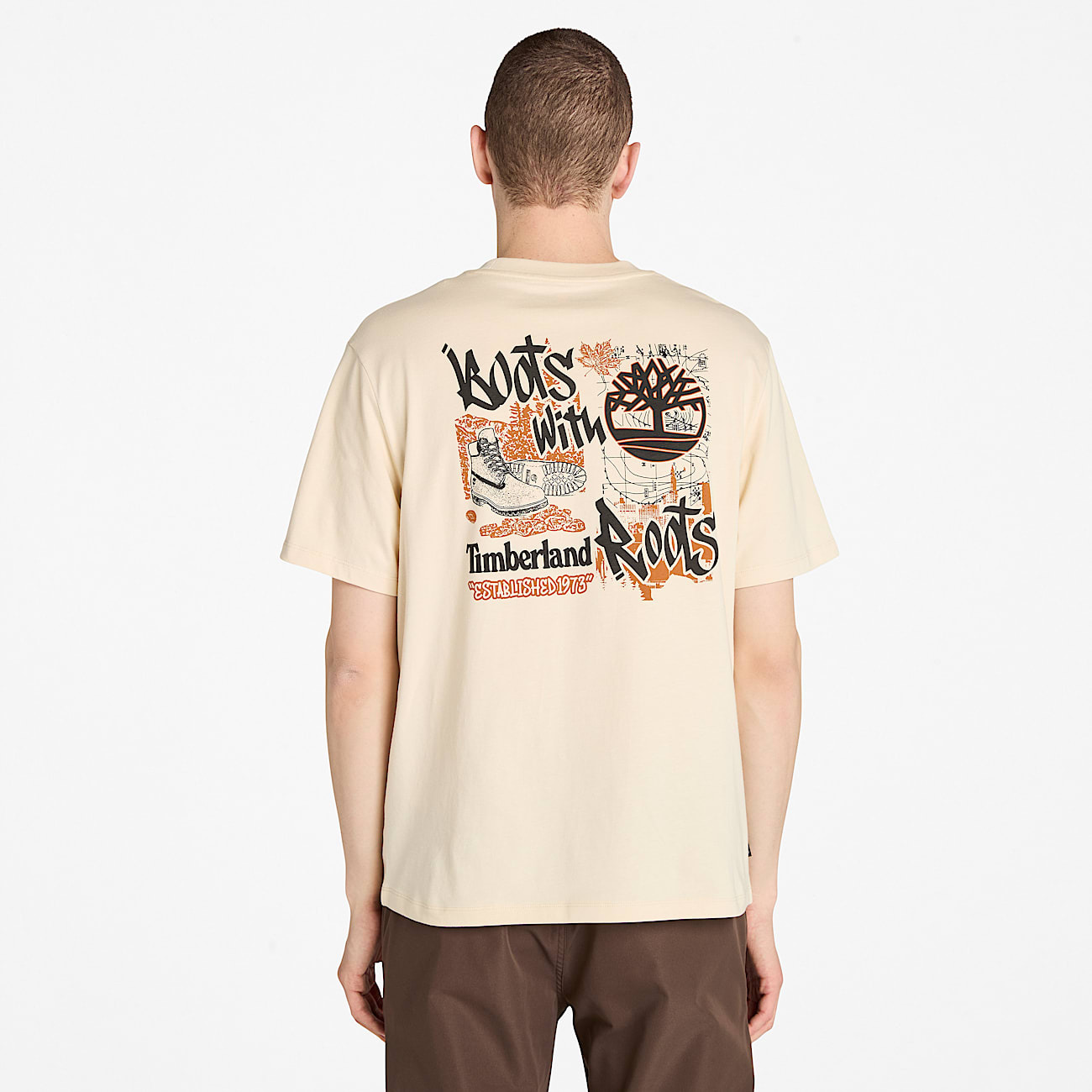 Men's Timberland® Brand Carrier Slogan Back Graphic T-Shirt - 5