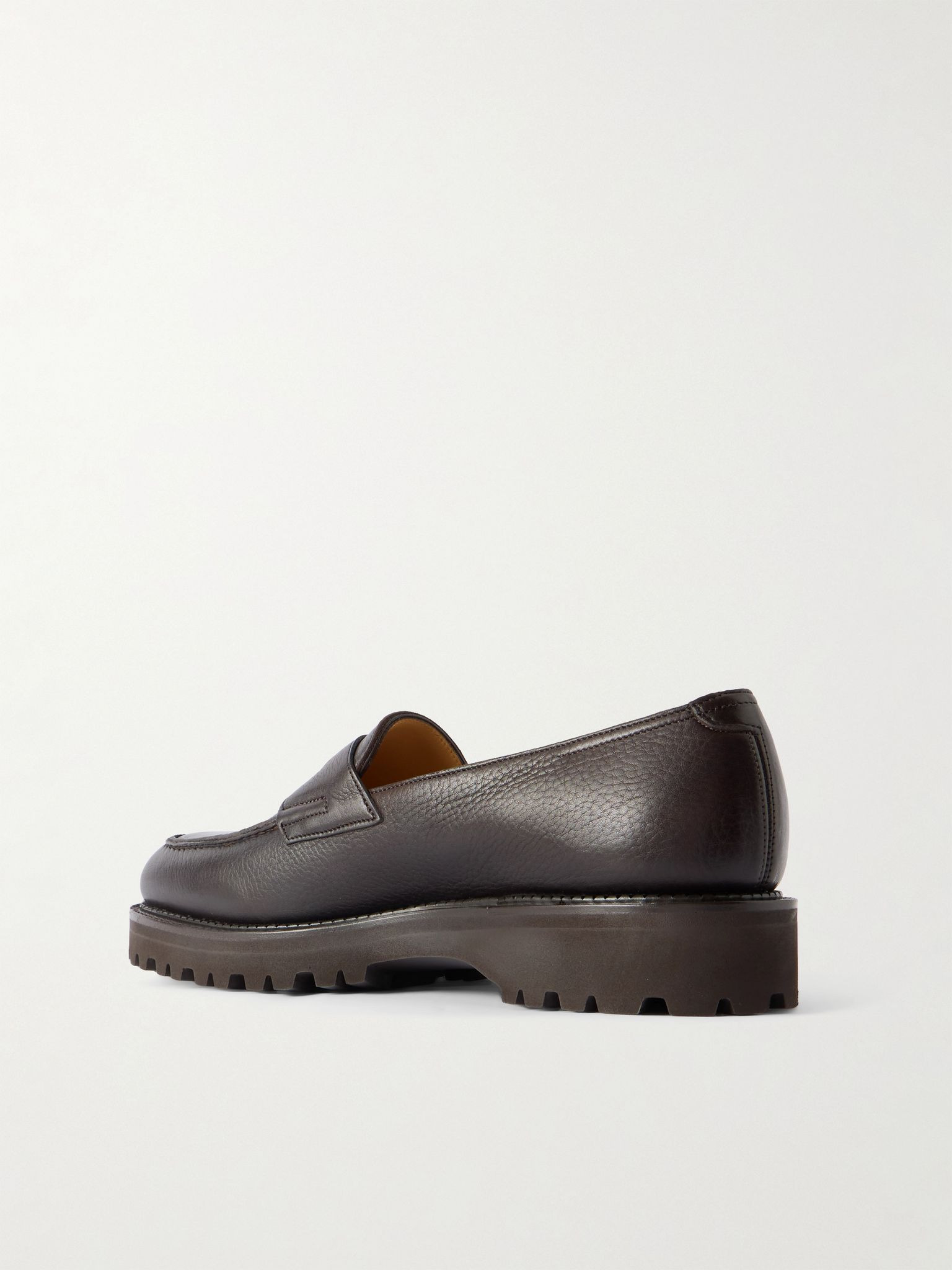 Lopez New Standard Full-Grain Leather Penny Loafers Brown - 4