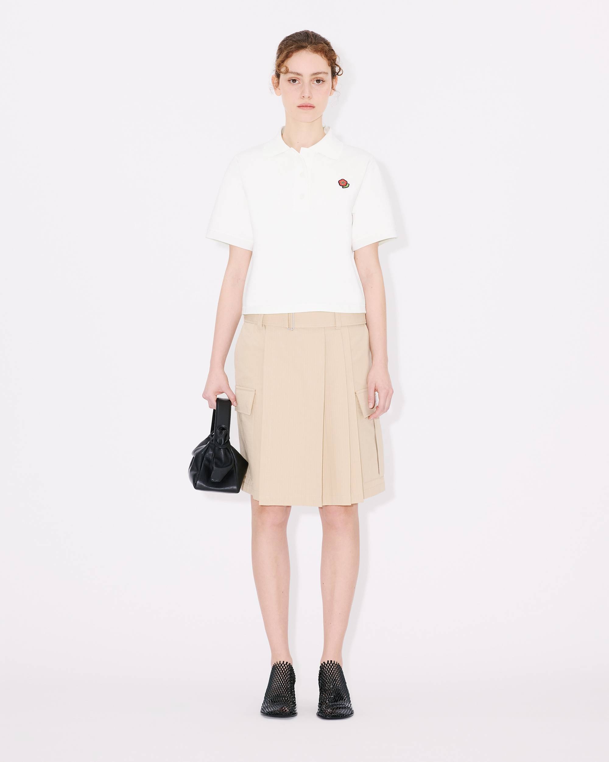 'KENZO Pop' embroidered short polo in cotton - 5
