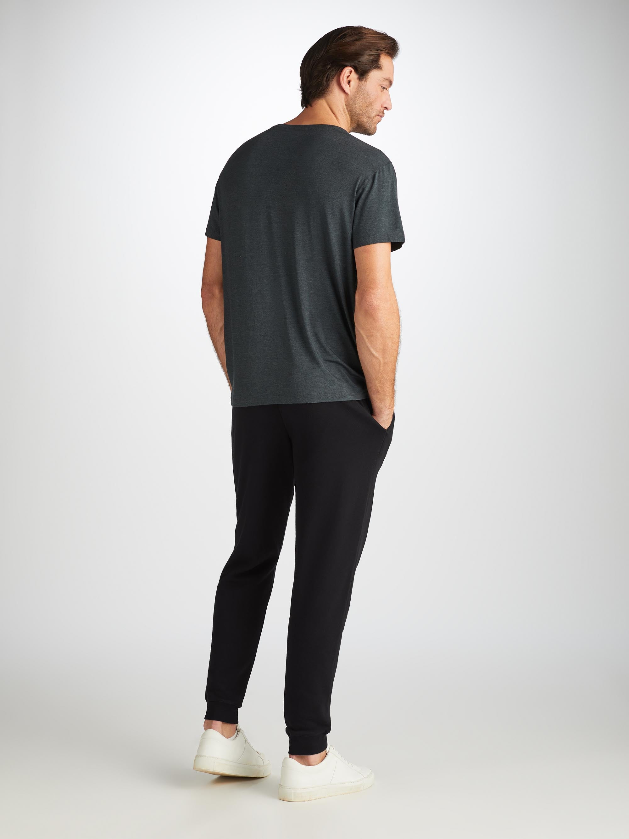 Men's Sweatpants Quinn Cotton Modal Black - 4