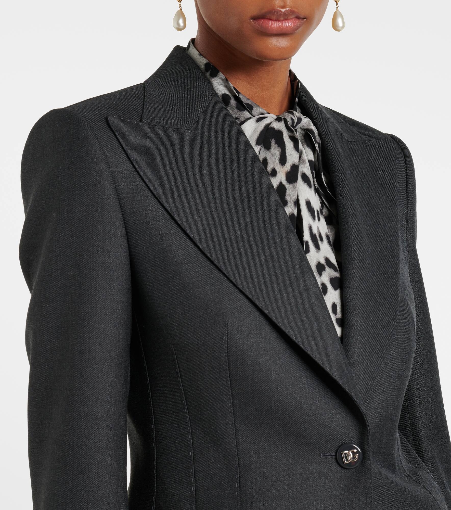 Virgin wool blazer - 4
