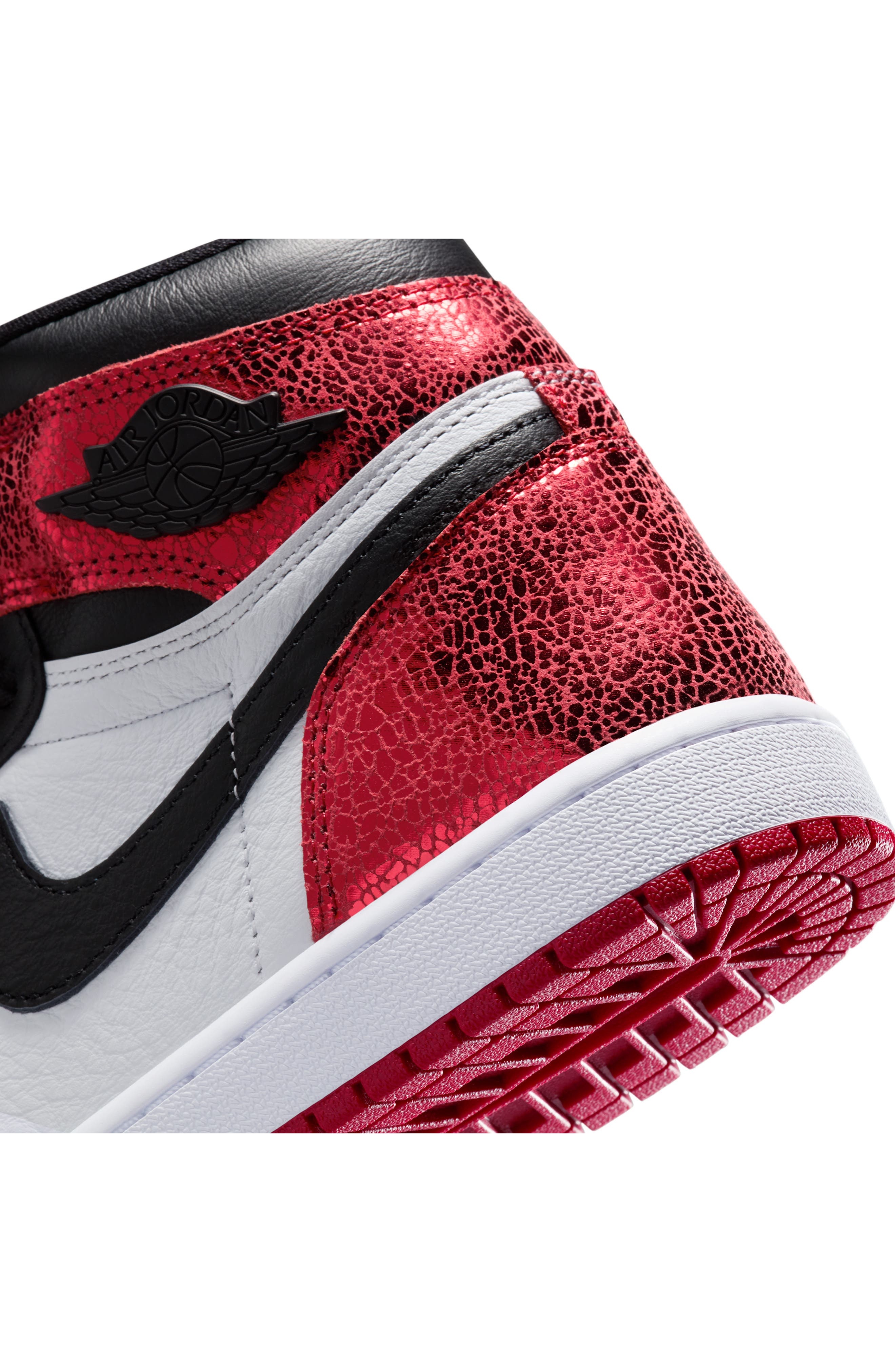Air Jordan 1 Retro High Basketball Sneaker in Varsity Red/Black/White at Nordstrom - 9