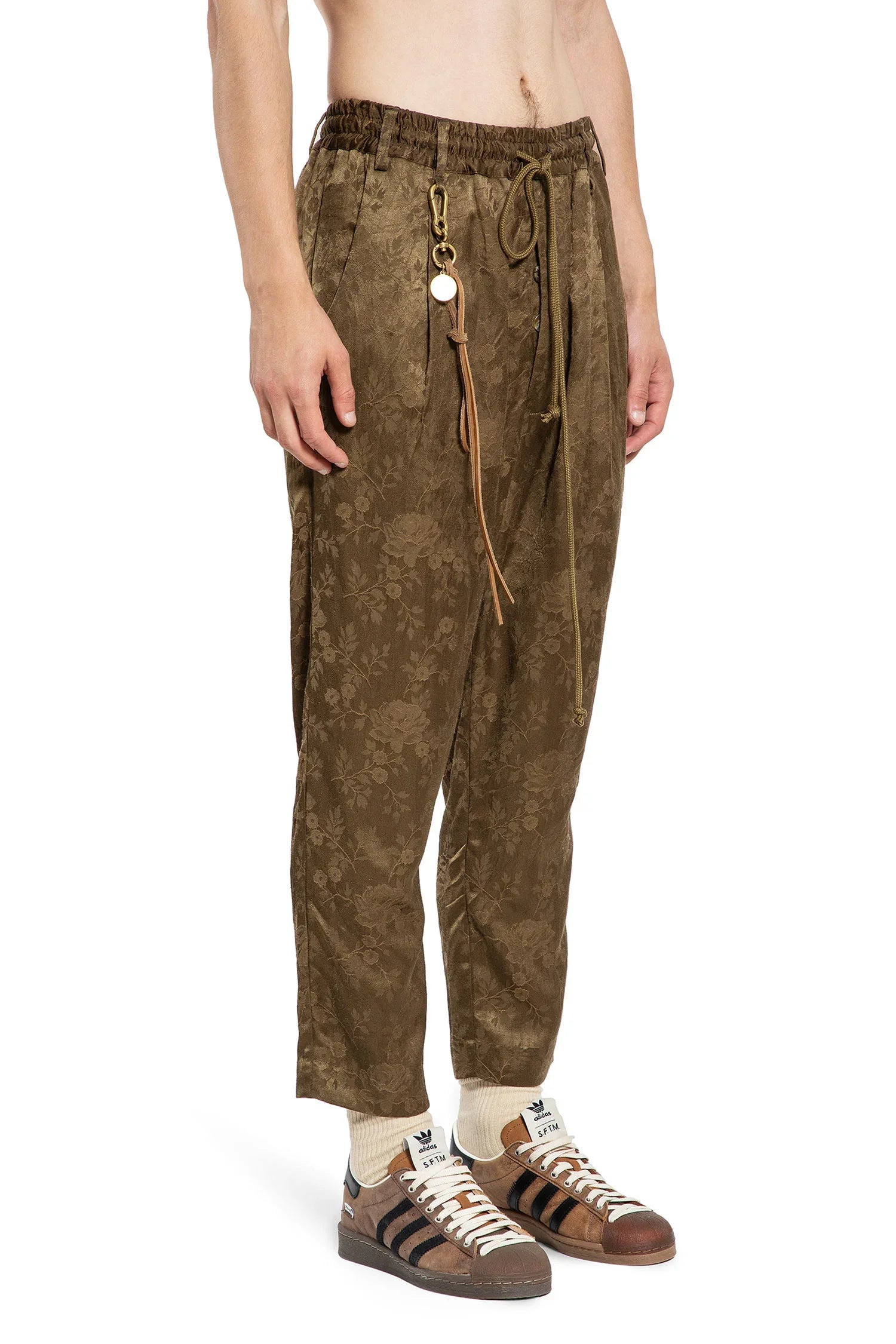 Floral-Jacquard-Lounge-Pants - 2