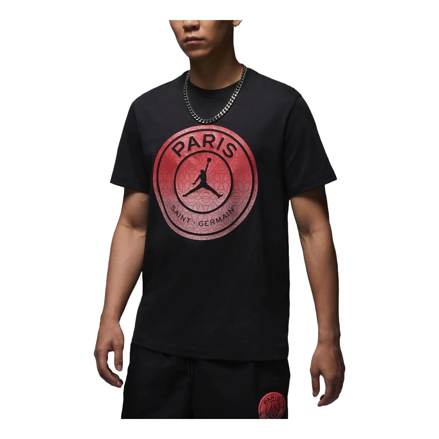 Air Jordan Paris Saint-Germain Graphic T-shirt Asia Sizing 'Off Noir' FV7729-045 - 1