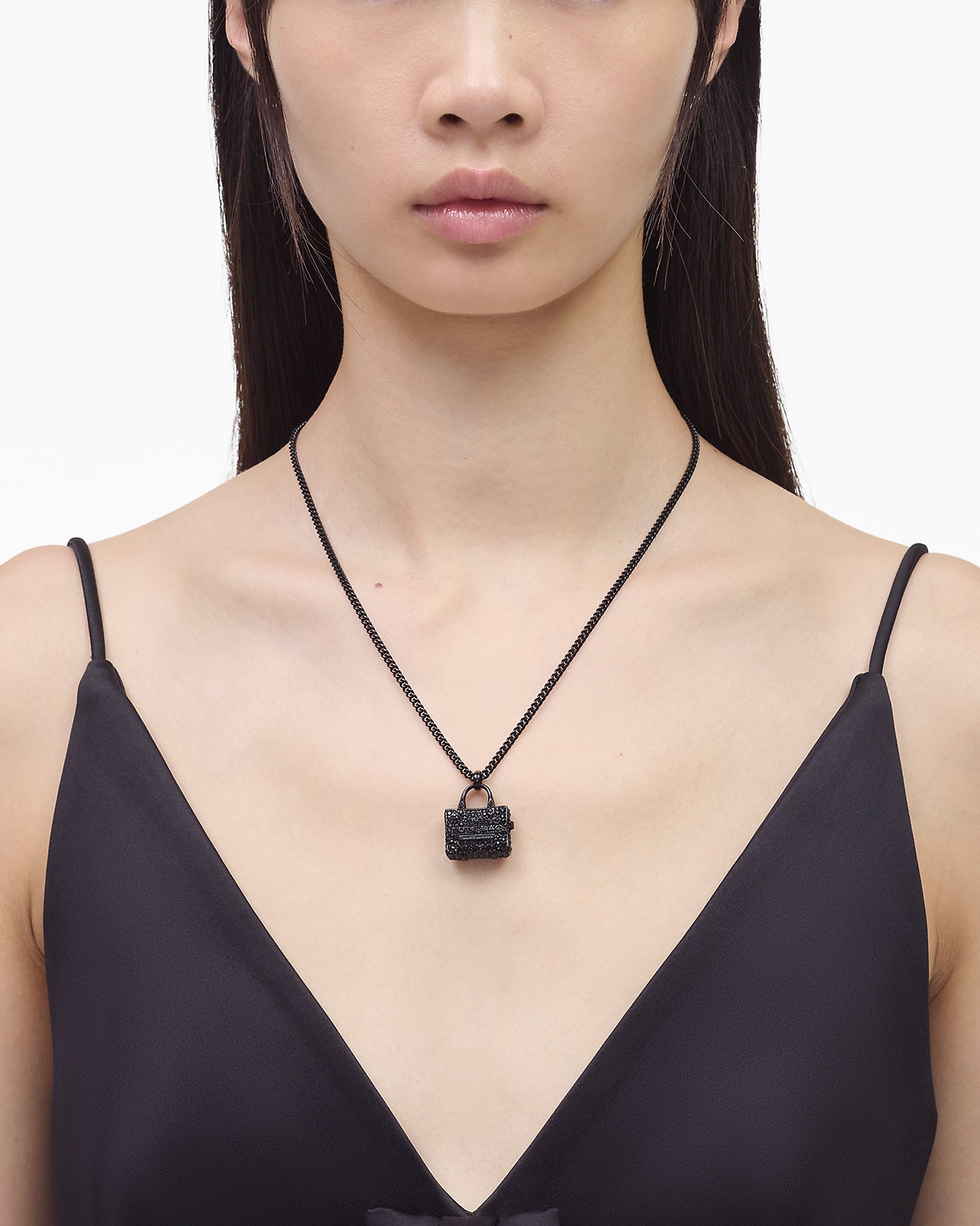 THE PAVE TOTE BAG NECKLACE - 2